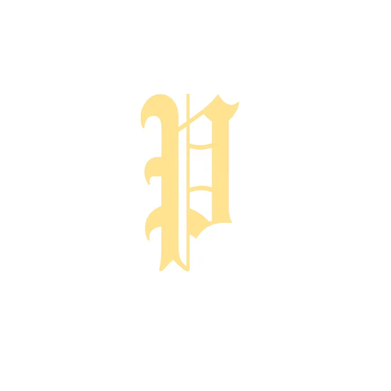 A-Z Initial Letter Necklace for Women Stainless Steel Clavicle Chain Old English Font Necklaces Pendants Jewelry Collier Femme
